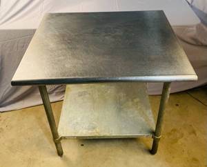 lot 111 image: Stainless Steel Table