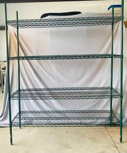 lot 118 image: 4 Tier Wire Shelf