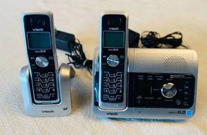 lot 125 image: Vtech 6042 2 Handset Cordless Phone system