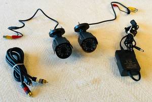 lot 130 image: 2 Swann Cameras wmounts