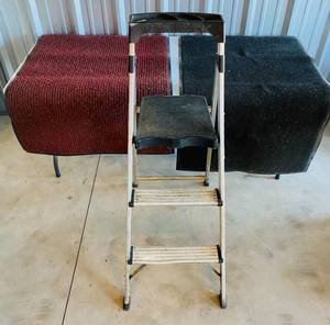 lot 156 image: Ladder and 2 Floor Mats
