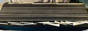 lot 158 image: 2 8 Long Metal Wall Shelves with hardware