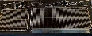 lot 160 image: 2 Shelves 1 is 47.5 Long the other 23.5 long with hardware