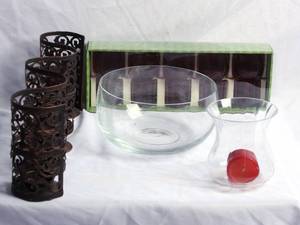 lot 152 image: Large Lot of Candle Holders
