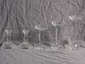 lot 153 image: 5 Candle Holders