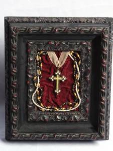 lot 156 image: Ornate Framed Cross - Gothic