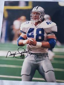 lot 76 image: Dallas Cowboy Darryl Johnston Autographed Photo #48