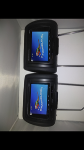 lot 1 image: 2 CHAMELEON CLD-700 7 LED MONITORS WITH BUILT IN DVD PLAYERS