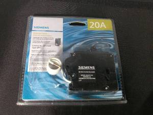 lot 127 image: SIEMENS 20A SINGLE POLE CIRCUIT BREAKER