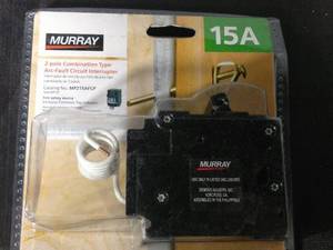 lot 130 image: MURRAY 15A DOUBLE POLE CIRCUIT BREAKER