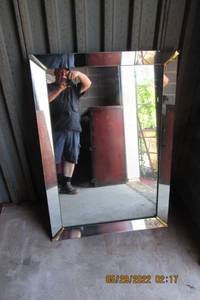 lot 78 image: LARGE VANITY MIRROR