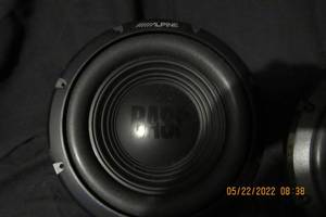 lot 35 image: ALPINE BASS REFLEX 12 CAR SPEAKERS 1 PAIR-C90510653S