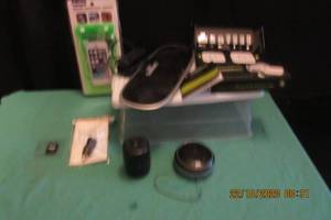 lot 41 image: POWERMAT WIRELESS CHARGING HOME AND OFFICE MAT AND POWER CUBE UNIVERSAL RECEIVER AND PHONE ACCESSORIES.