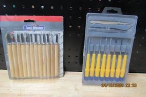 lot 55 image: TOOL MASTER 12PC WOOD CHISEL SET AND 10 PC SPECIALTY SET