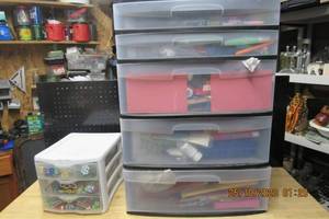 lot 160 image: ARTS AND CRAFTS BINS