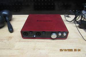 lot 20 image: FOCUSRITE SCARLETT # 66 BY NEM COMPUTOR RECORDING  MODULE -15301-00823-N382-WITH NEW USB 2.0 CABLE