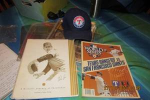 lot 174 image: TEXAS RANGERS MEMORABILIA-SEE DESCRIPTION