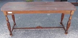 lot 13 image: Sofa table 24x53x17 top is loose