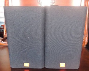 lot 23 image: JBL M5 Bookshelf Speakers - Black - 8 Ohms - 50 Watt - Dimensions 11 Height x 7.5 Depth x 7 Width  QTY 2