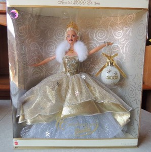 lot 170 image: Special 2000 Edition Celebration Barbie NIB Snow Flake Dress #28269