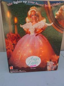 lot 159 image: Angel  Lights Barbie NIB #19610