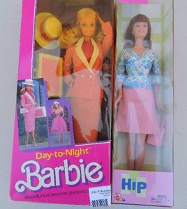 lot 173 image: The Hip Barbie #C-3711 and Day to Night Barbie #7929