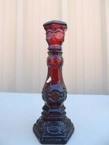 lot 131 image: 1876 Cape Cod candlesticks AVON and Charisma Cologne NIB 5 Oz.