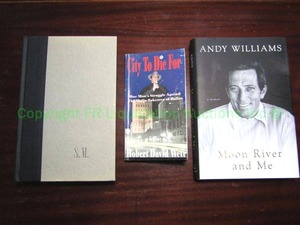 lot 14 image: Author signed books including Andy Williams, Robert David Weir, and Steve Martini