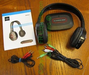 lot 19 image: The Sharper Image wireless headphones plus