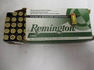 lot 31 image: Remington 380-Auto, 50 Centerfire Cartridges
