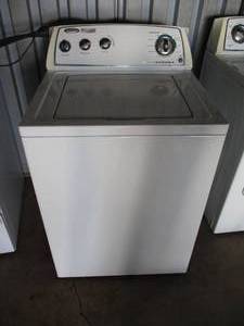lot 45 image: Whirlpool Washer With Power Cord And Hoses,  Model WTW4910XQ1-See Photos For Details