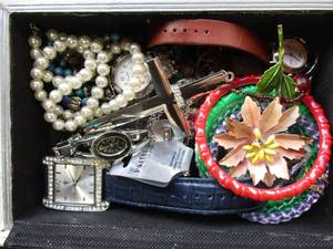 lot 60 image: Mixed Lot-Assorted Fashion Jewelry And Jewelry Box.