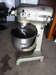 lot 68 image: Hobart A-200 Commercial 3-Speed Mixer With 20-Q SS Bowl and 20-Q Spiral Dough Hook-Works