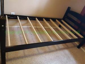 lot 118 image: Bunk bed frame set complete upper and lower bed frames