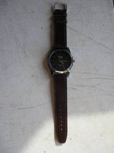 lot 92 image: NEW-Mens Diesel Time-9449-Round Face, Water Resist Quartz Watch With Brown Band.
