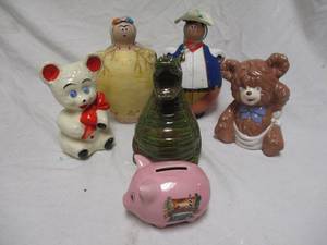 lot 94 image: Lot- Coin Banks