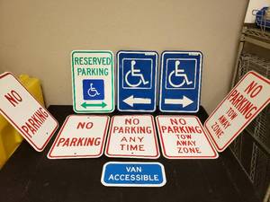 lot 67 image: SIGNS SEE PICTURES FOR DESCRIPTION AND QUANTITY