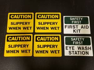 lot 74 image: SIGNS SEE PICTURES FOR DESCRIPTION AND QUANTITY