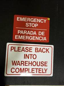 lot 76 image: SIGNS SEE PICTURES FOR DESCRIPTION AND QUANTITY