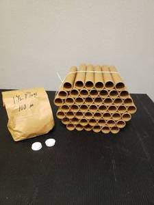 lot 49 image: KRAFT TUBE MAILERS 1.5Dx12L with End Caps