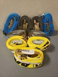 lot 255 image: E Track Straps mixed lot