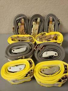 lot 256 image: E Track Straps mixed lot