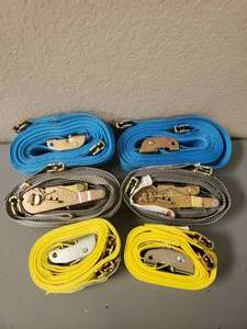 lot 258 image: E Track Straps mixed lot