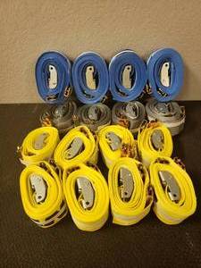 lot 259 image: Super Bundle of Strapping E Track and Hook Ratchet Strapping including extra large Ratchet Straps