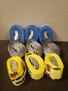 lot 262 image: E Track Straps mixed lot