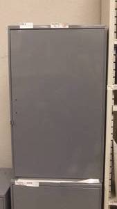 lot 43 image: LOCKABLE UTILITYAEROSOL CABINET, 2 ADJUSTABLE SHELVES, HINGED DOOR, HANDLE, LOCKABLE