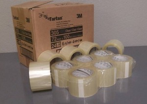 lot 182 image: TARTAN 3M 3 TAPE ROLLS (23 TOTAL)