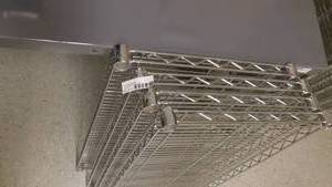 lot 115 image: METRO SHELVES W36 X D24 , 4 TOTAL