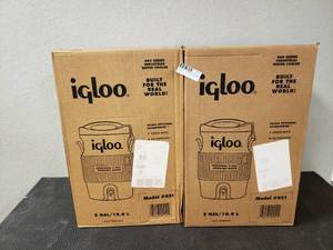 lot 401 image: IGLOO COOLER, 5 GALLON CAPACITY ( 2 total)