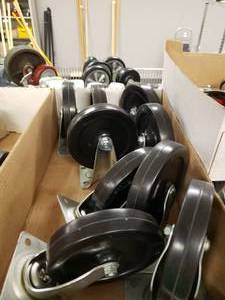 lot 286 image: Caster and Wheels  (5x1), see pictures